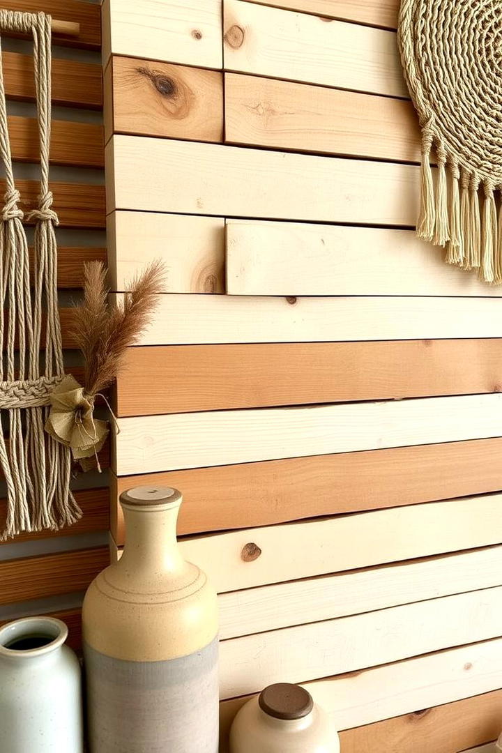 Handcrafted Artisan Appeal - 21 Wood Slat Accent Wall Ideas