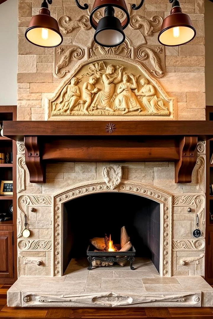 Handcrafted Artisan Hearth Style - 30 Fireplace Hearth Ideas