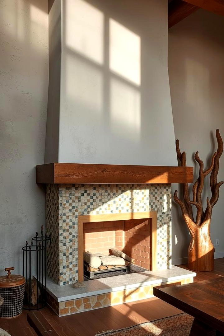 Handcrafted Artisan Pieces - 21 Fireplace Decor Ideas