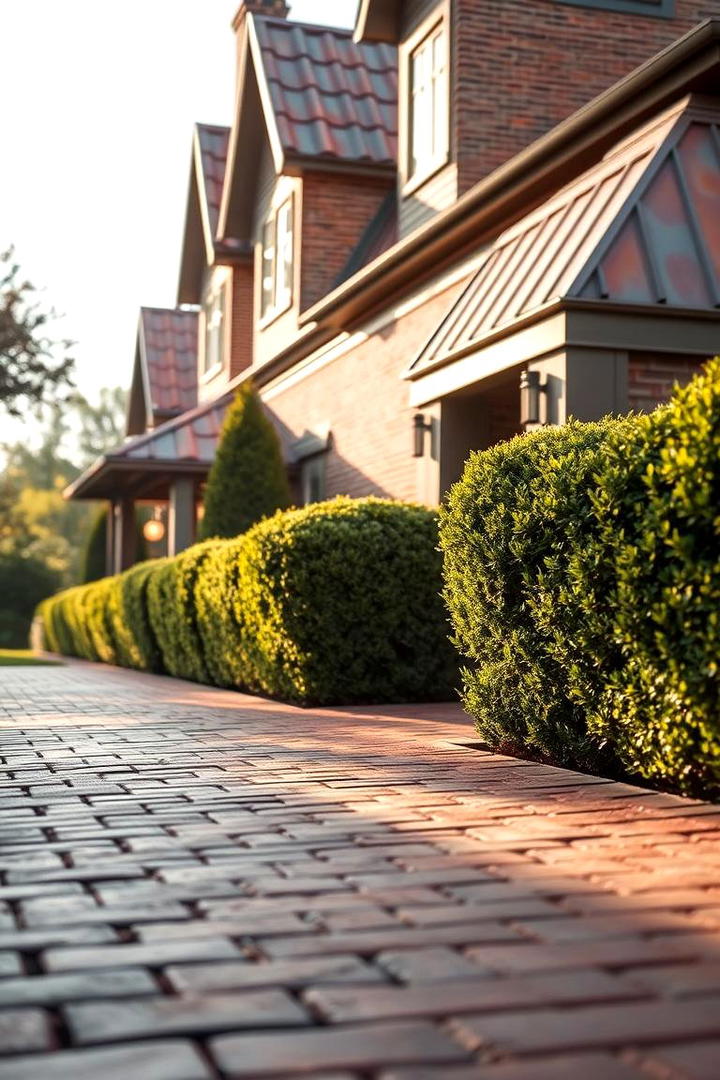 Handcrafted Brick Walkway - 30 Covered Walkway Ideas