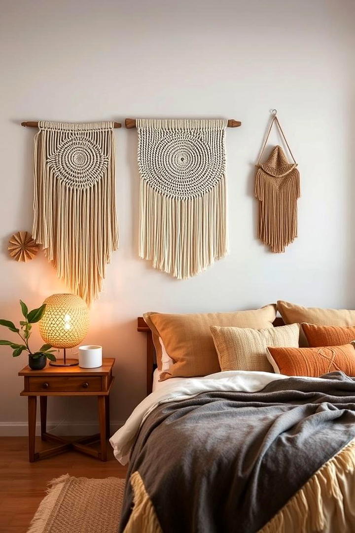 Handcrafted Decor Elements - 21 earthy bedroom ideas