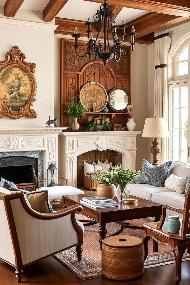 Handcrafted Details - 21 French Country Living Room Ideas