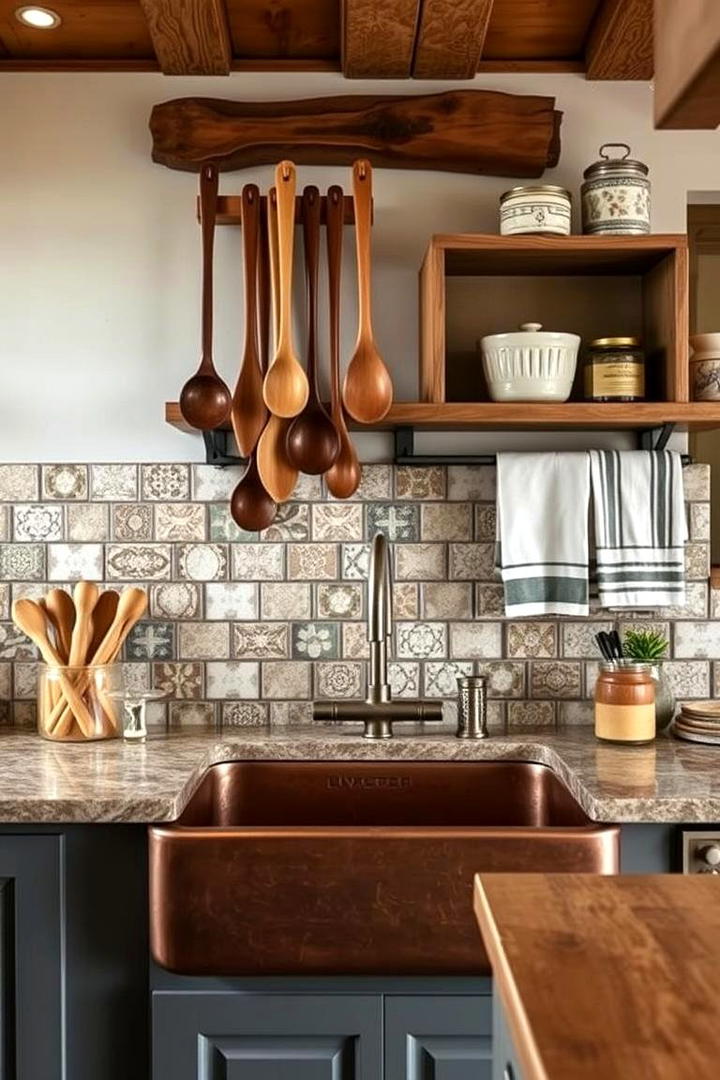 Handmade Rustic Details - 21 Rustic Kitchen Ideas