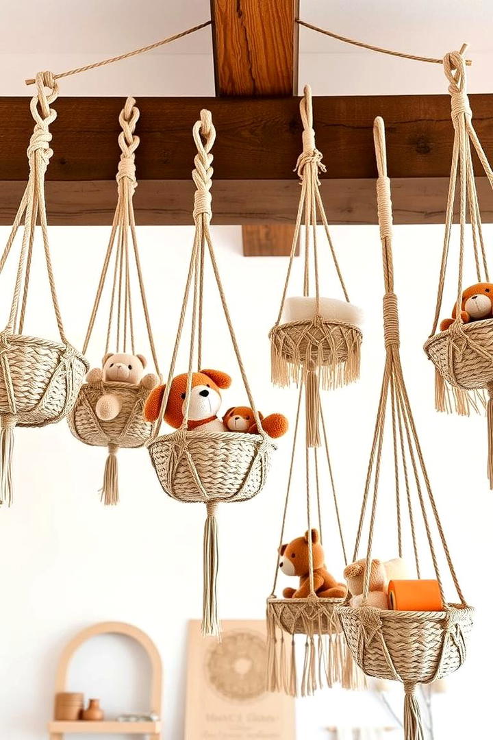 Hanging Storage Baskets - 21 Toy Storage Ideas