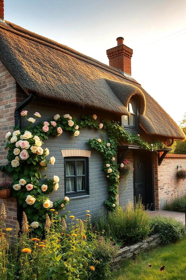 Harmonious Black Brick Cottage - 30 Black Brick House Exteriors