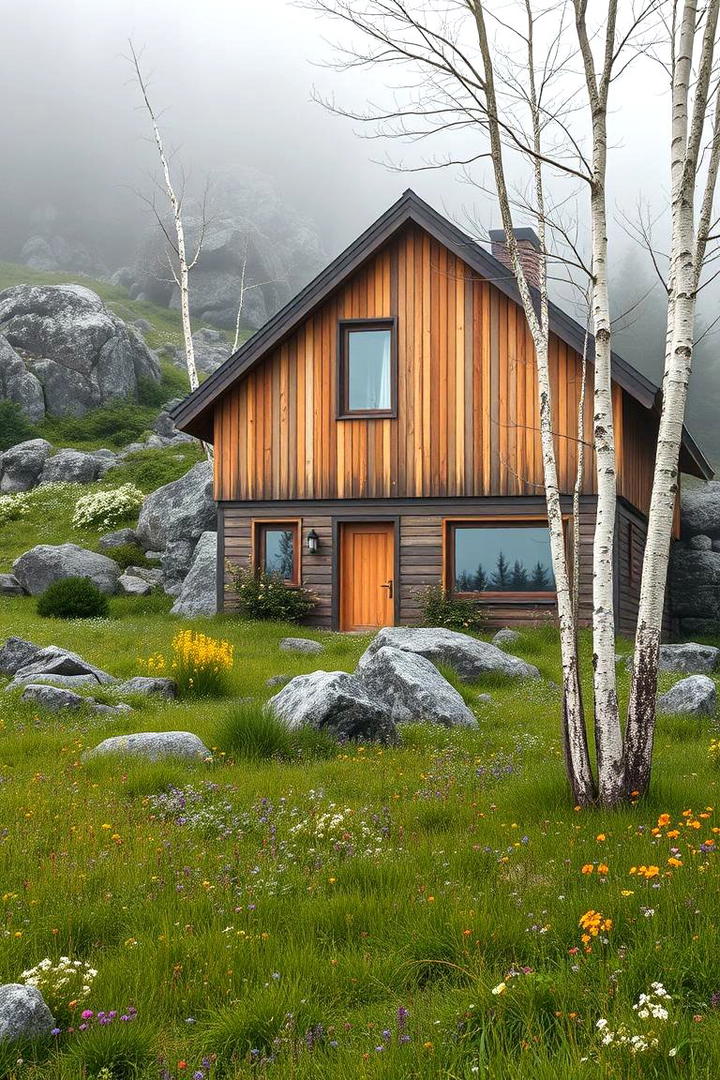 Harmonious Natural Integration - 30 Scandinavian House Exterior Ideas