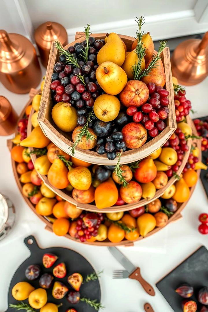 Harvest Fruit Displays - 21 Fall Wedding Décor Ideas