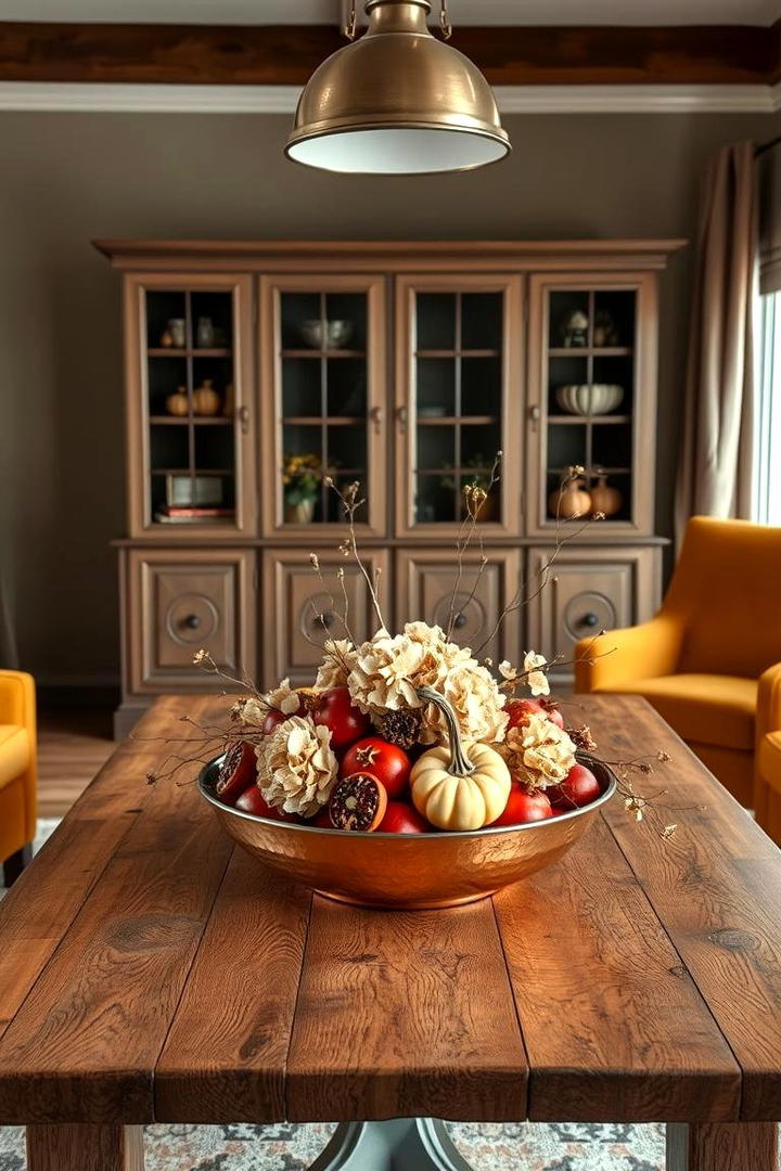 Harvest Inspired Centerpieces - 30 Fall Living Room Ideas