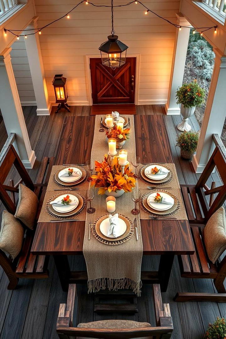 Harvest Inspired Table Settings - 21 Fall Porch Decor Ideas