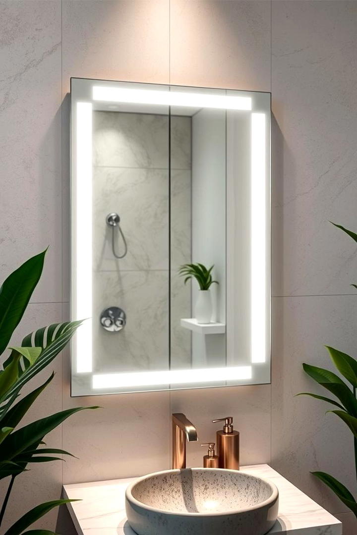 Heated Defogging Mirror - 21 Bathroom Mirror Ideas