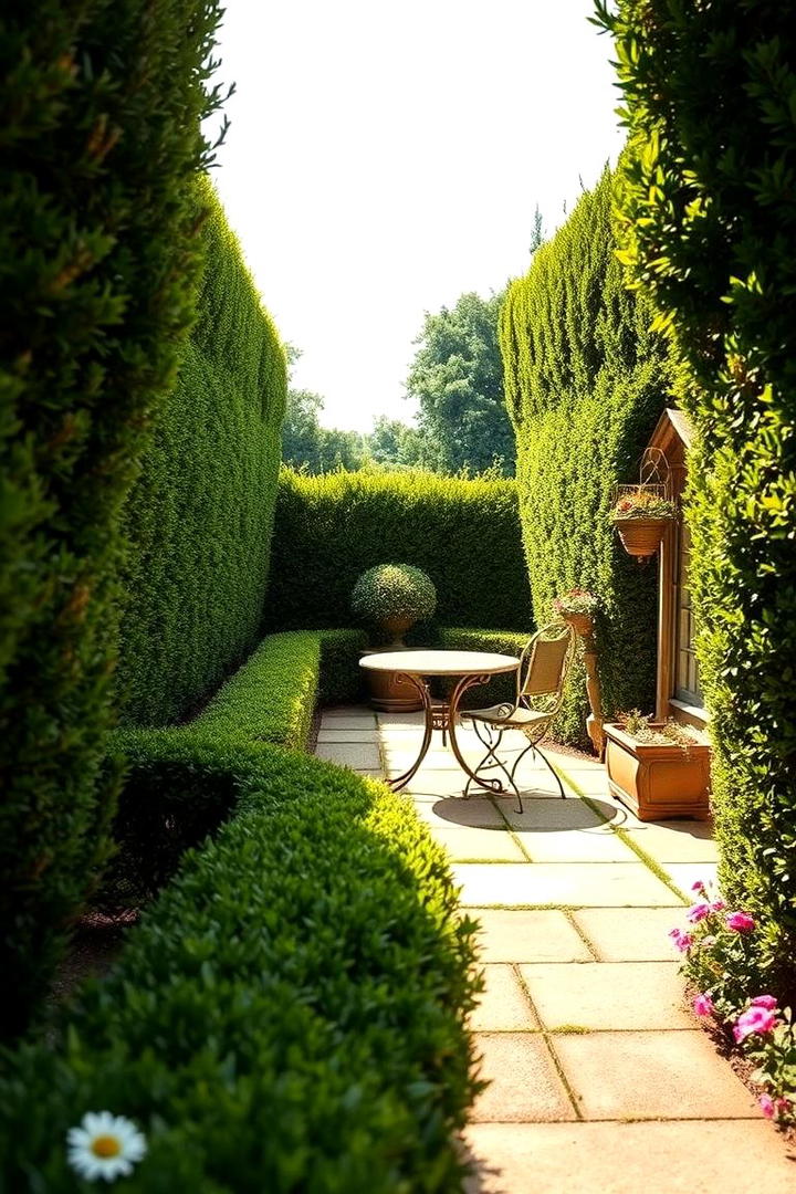 Hedges and Shrub Borders for Natural Enclosures - 21 Patio Privacy Ideas