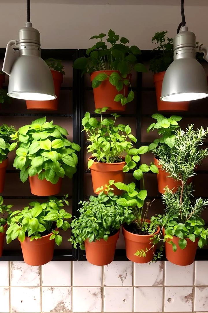 Herb Garden Wall - 30 Garden Wall Ideas