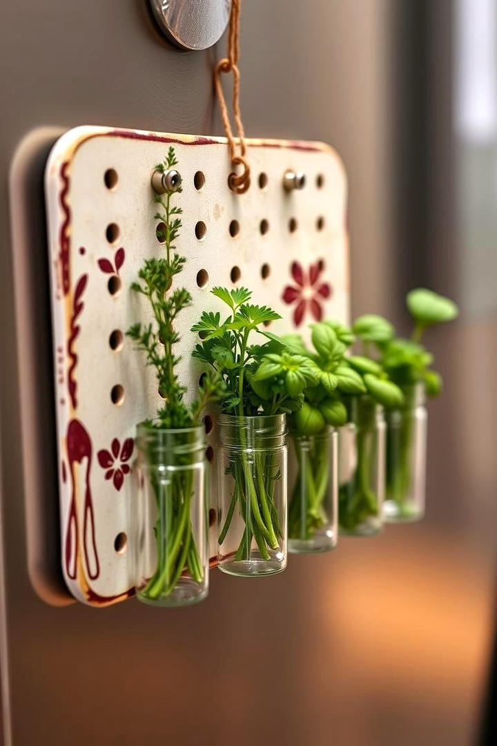 Herb and Spice Spot - 30 Fridge Organization Ideas