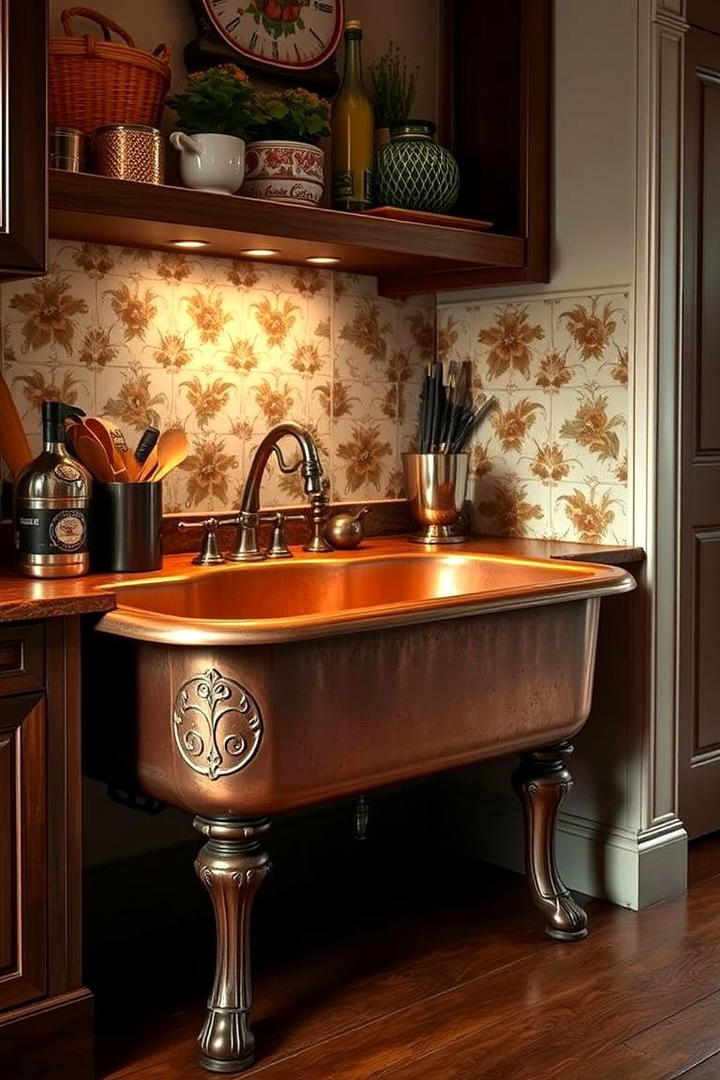 Heritage Inspired Sink Detailing - 30 Kitchen Sink Ideas