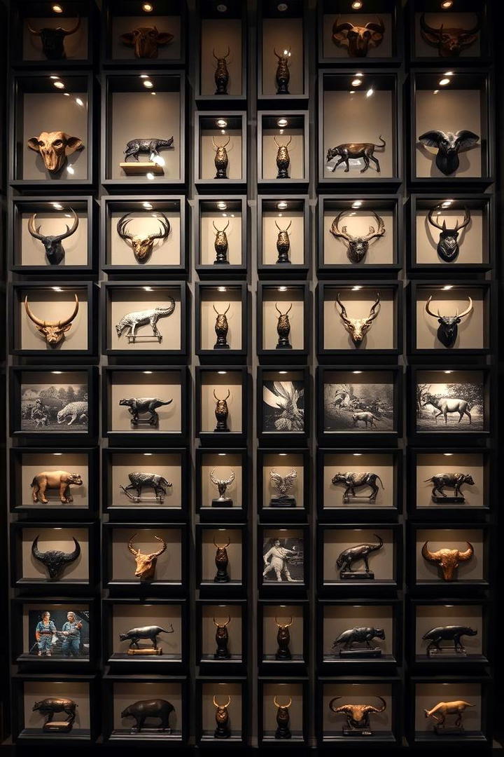 Heritage Wall of Fame - 30 Hunting Trophy Room Ideas