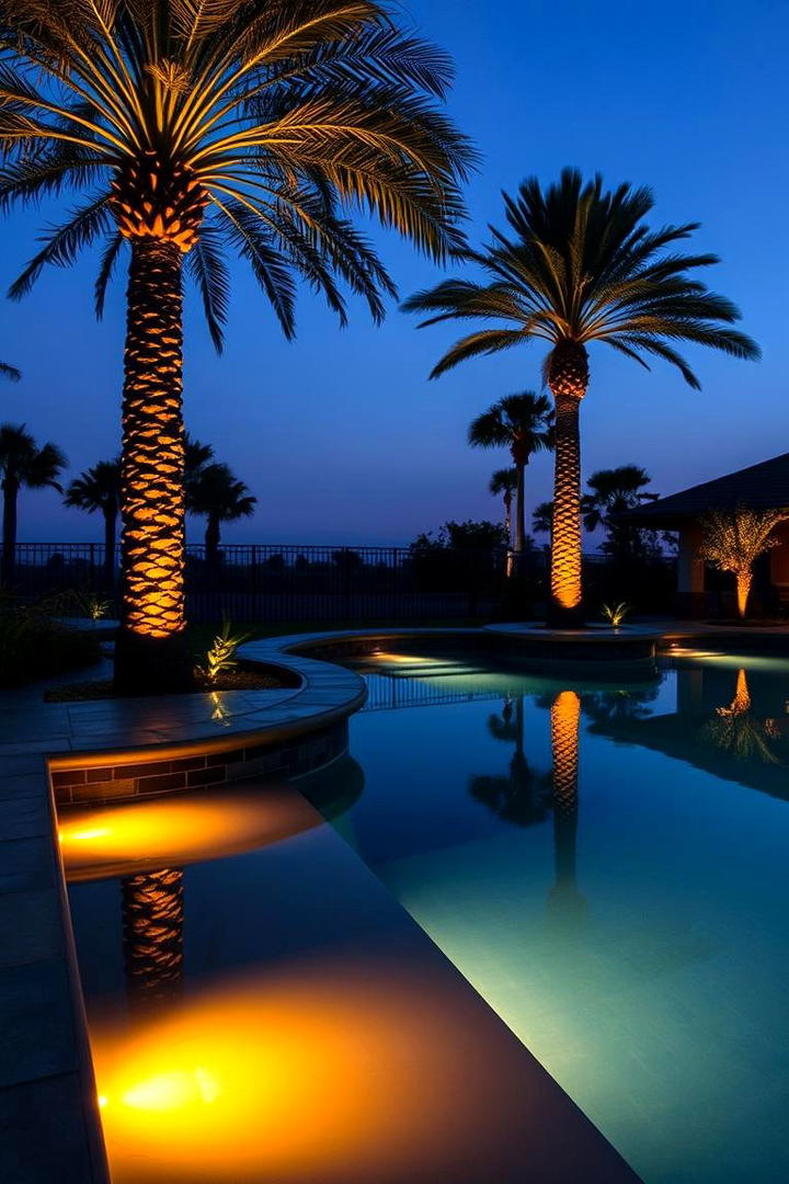 Hidden Lighting and Subtle Glows - 30 Pool Landscaping Ideas