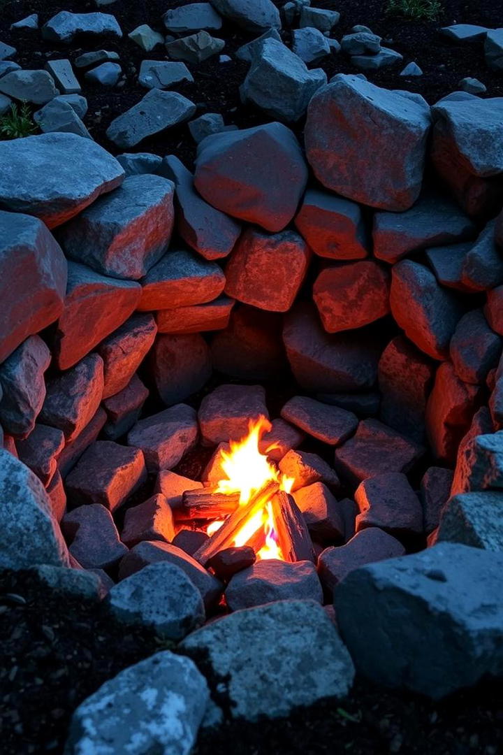 Hidden Stone Fire Pit - 30 Stone Fire Pit Ideas