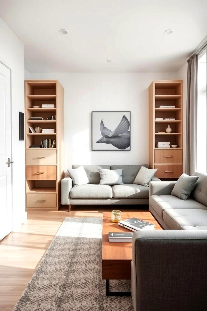 Hidden Storage Solutions - 21 Apartment Small Living Room Ideas