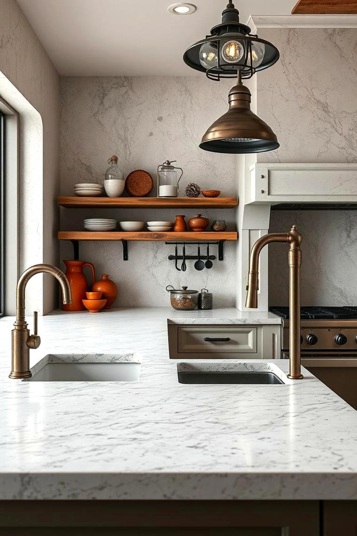 Hidden Strength in Quartz - 30 Quartz Kitchen Countertops