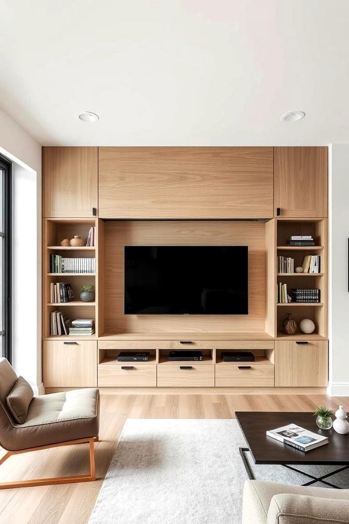 Hidden TV Cabinet Wall - 21 Tv Wall Ideas