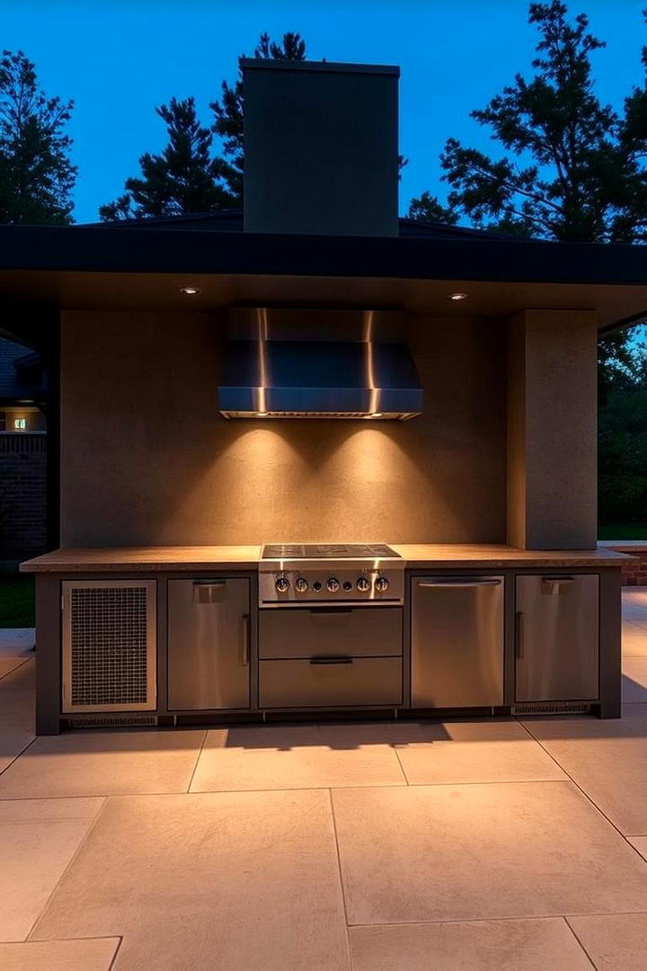 Hidden Ventilation Systems - 30 Bbq Island Ideas