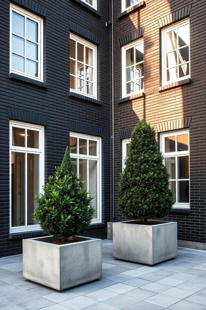 High Contrast Black Brick Aesthetic - 30 Black Brick House Exteriors