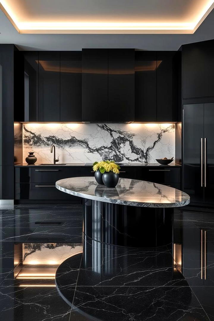 High Contrast Masterpiece - 21 Kitchens With Black Cabinets