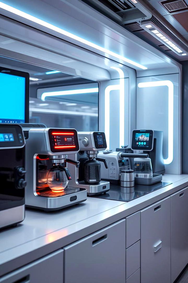 High Tech Coffee Station - 21 Coffee Station Ideas