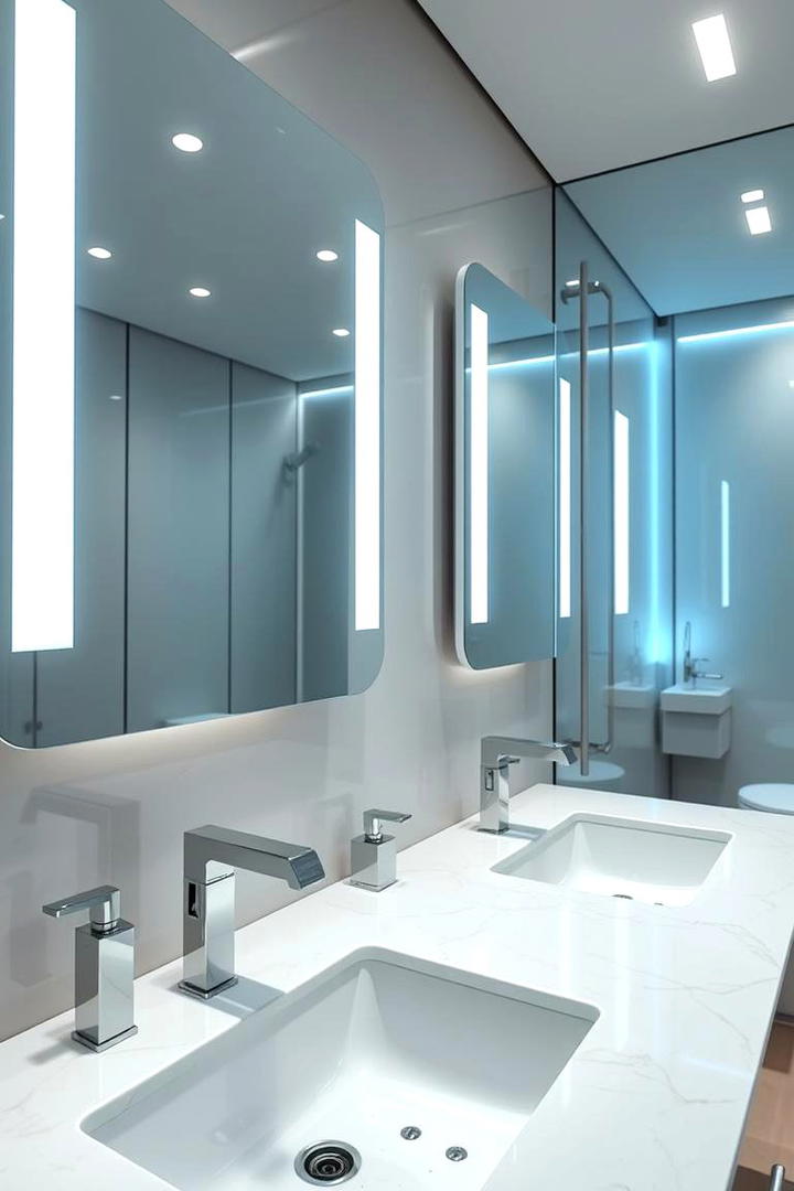 High Tech Haven - 21 luxury bathroom ideas