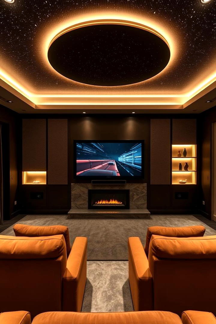 High Tech Hidden Speakers - 21 Tv Over Fireplace Ideas