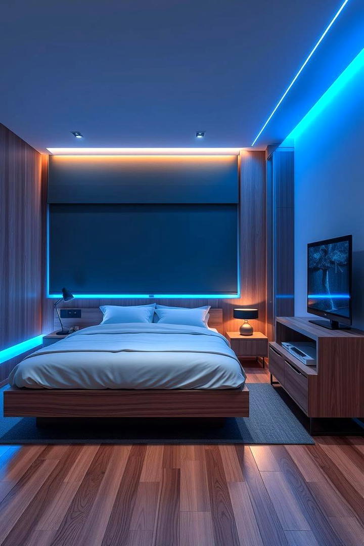 High Tech Smart Retreat - 21 Primary Bedroom Ideas