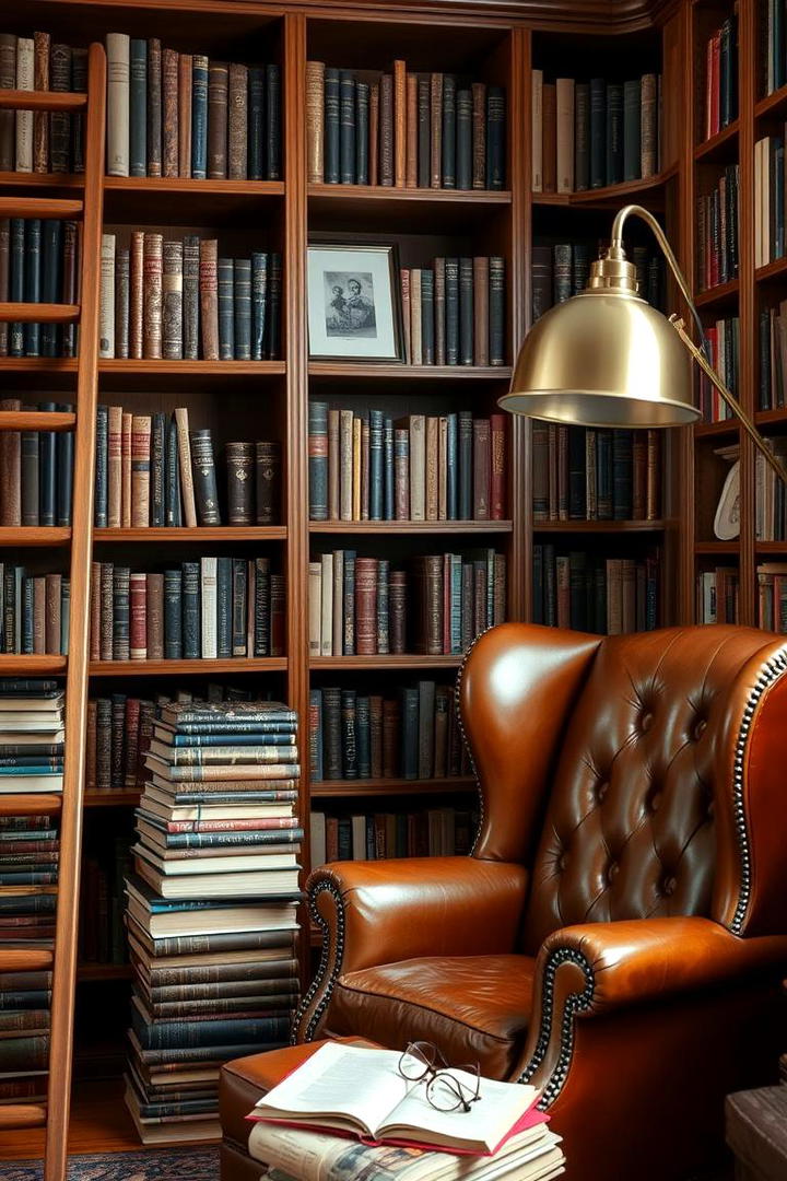 Home Library Corner - 30 Study Room Ideas