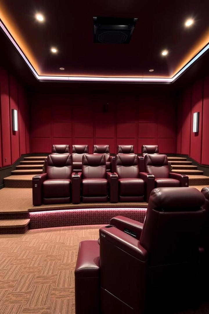 Home Theater Seating Arrangement - 30 Basement Furniture Ideas