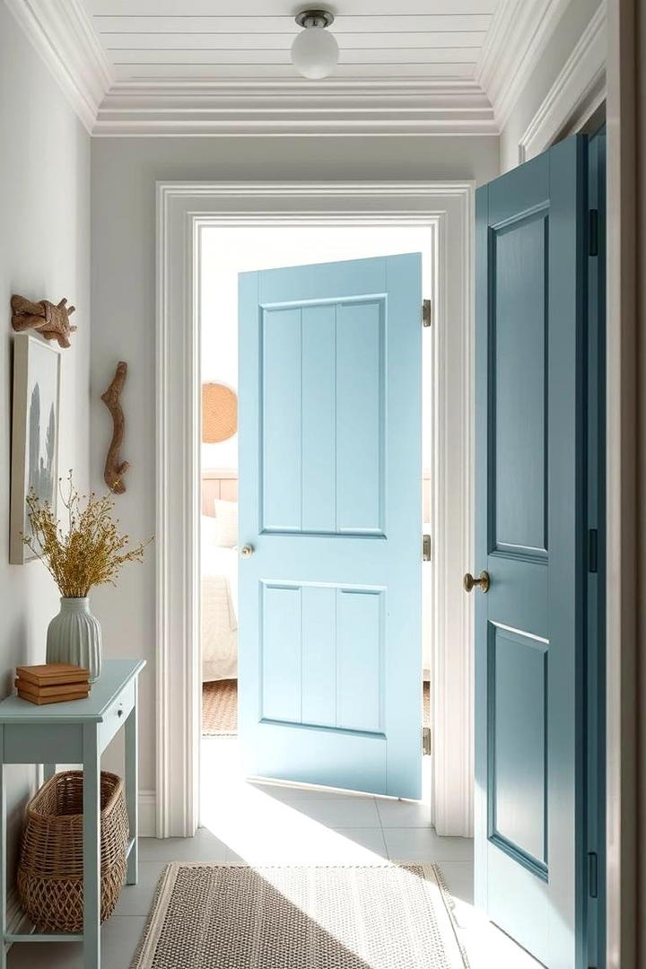 Icy Blue - 30 Interior Door Color Ideas