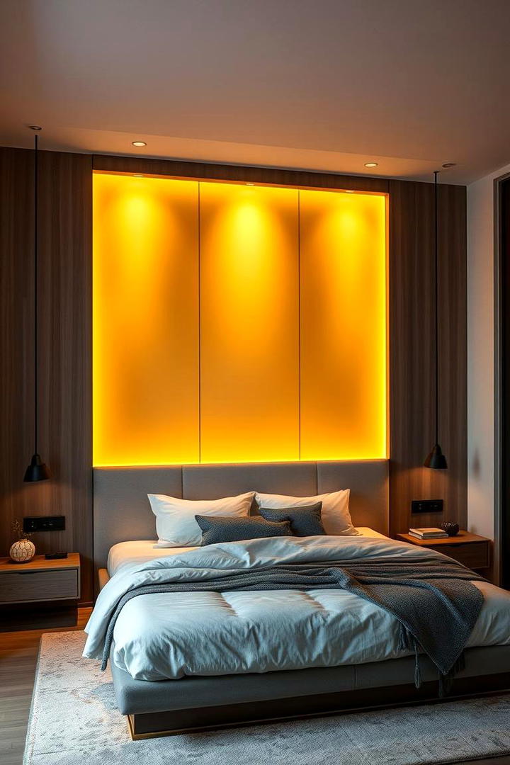 Illuminated Panel Integrations - 21 Half Wall Paneling Ideas