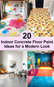 20 Indoor Concrete Floor Paint Ideas for a Modern Look