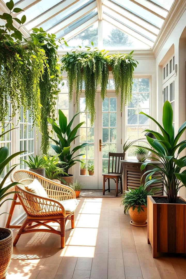 Indoor Garden Retreat - 30 Small Sunroom Ideas