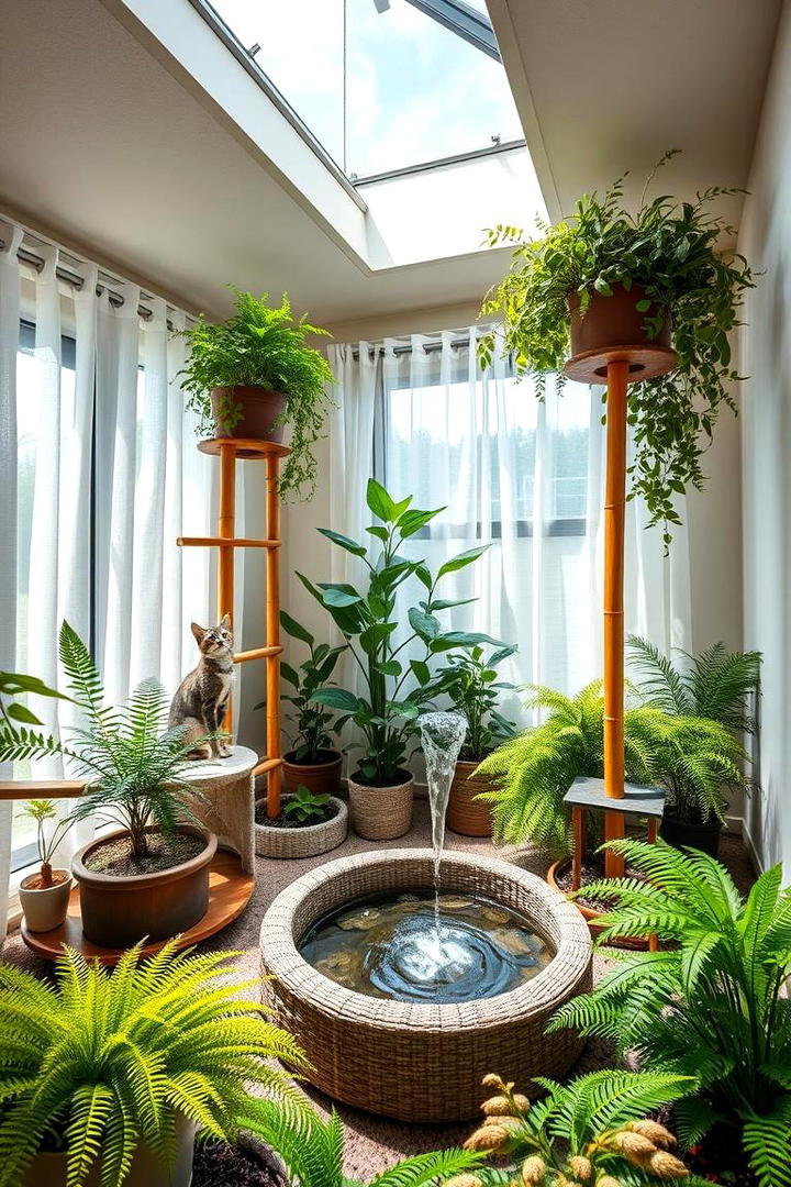 Indoor Garden for Cats - 30 Cat Room Ideas