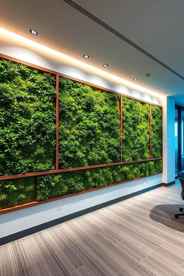 Indoor Moss Wall - 21 Vertical Garden Ideas