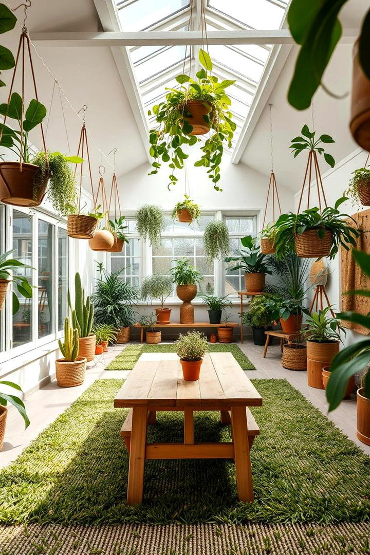 Indoor Nature Garden - 21 playroom ideas