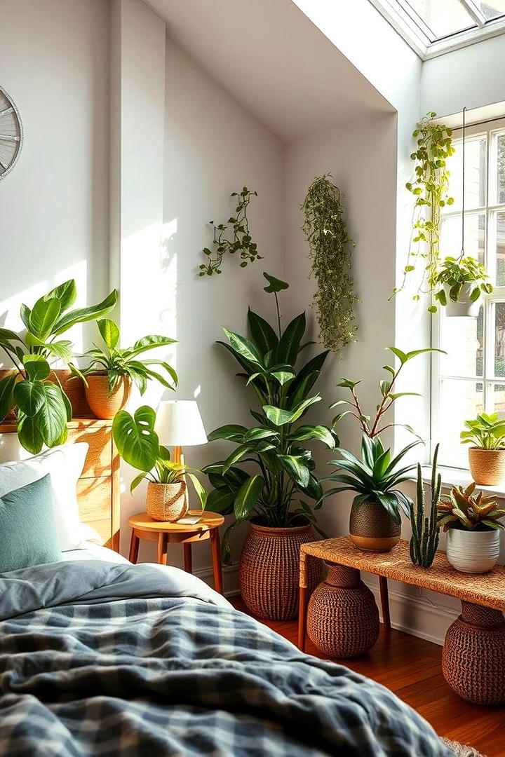 Indoor Plants - 21 Cozy Bedroom Ideas