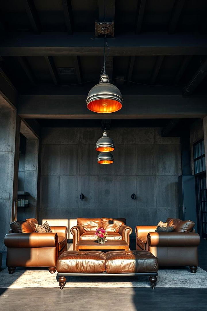 Industrial Black Accents - 30 black ceiling ideas