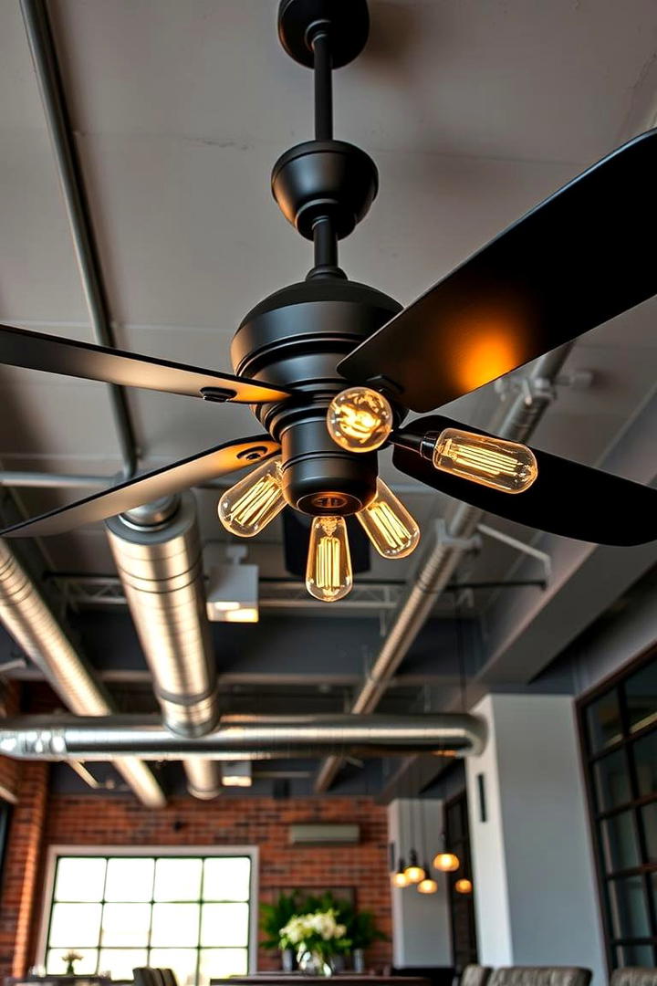 Industrial Ceiling Fans - 30 Hypebeast Room Decor Ideas