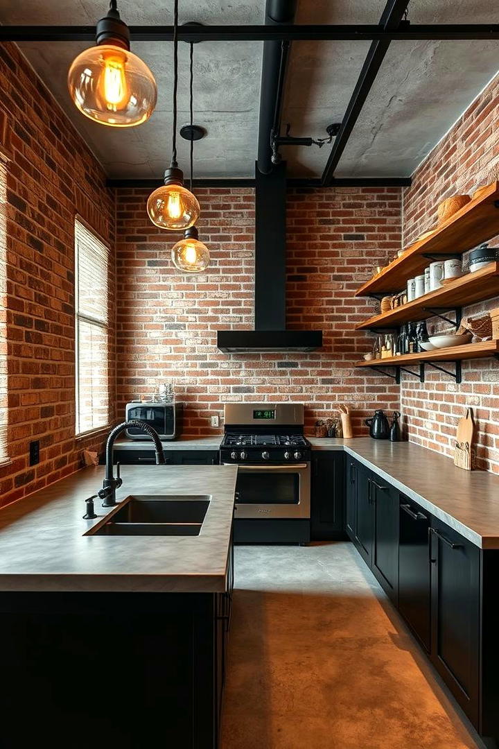 Industrial Chic Elements - 21 Modern Kitchen Ideas