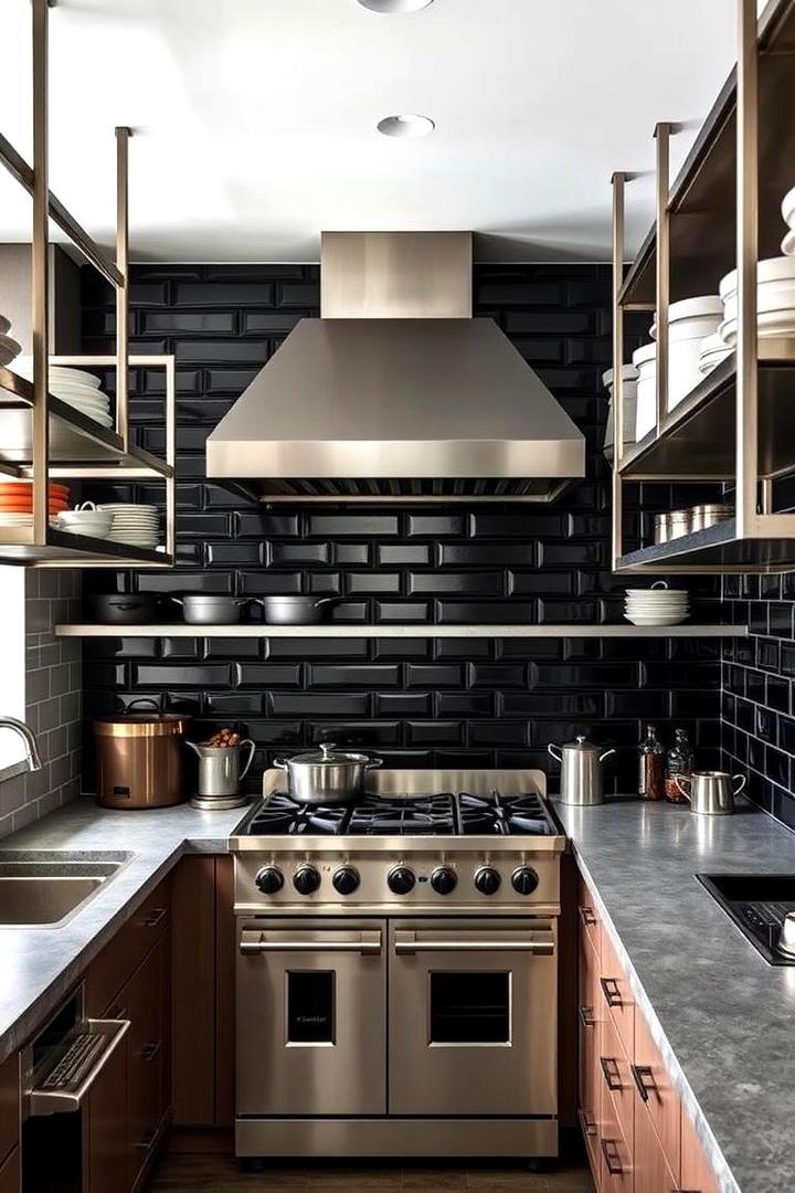 Industrial Kitchen Innovations - 21 Industrial Interior Design Style Ideas