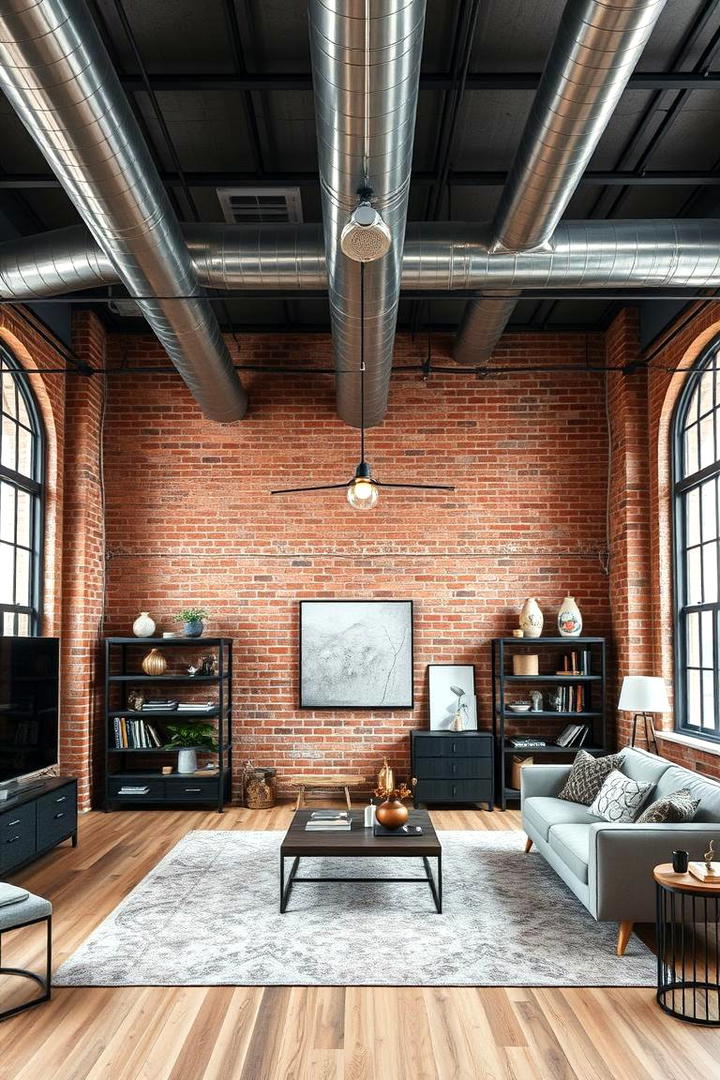 Industrial Modern Appeal - 21 Apartment Decorating Ideas