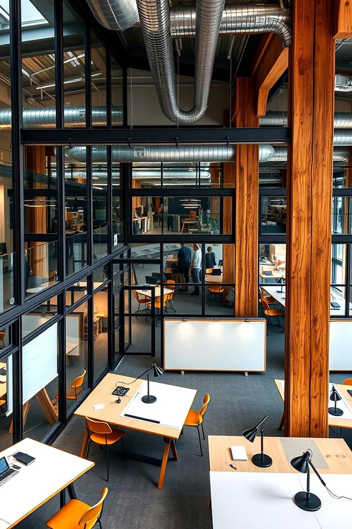 Industrial Office Inspiration - 21 Industrial Interior Design Style Ideas