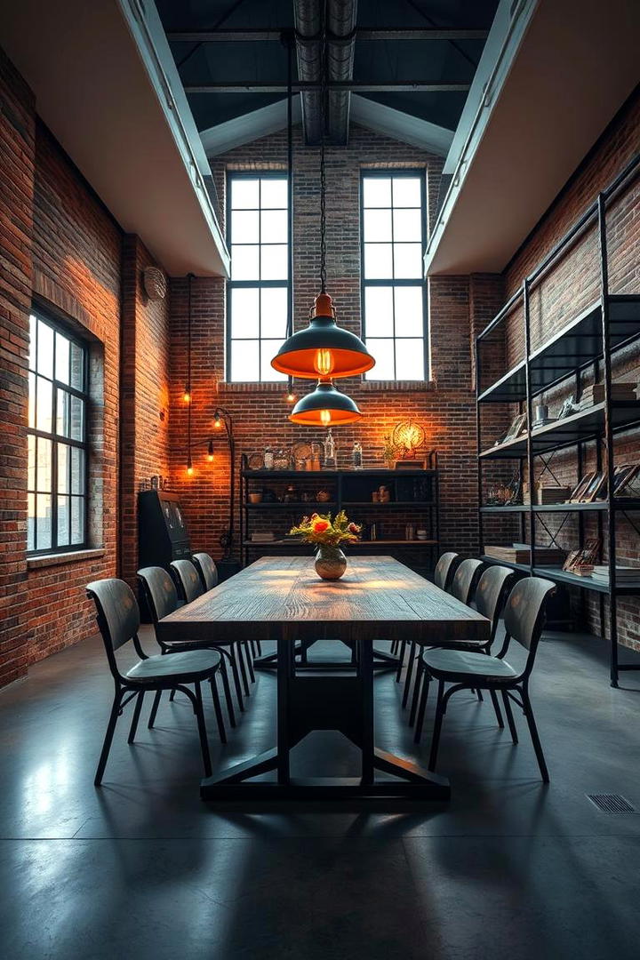 Industrial Style Dining - 30 Dining Room Ideas