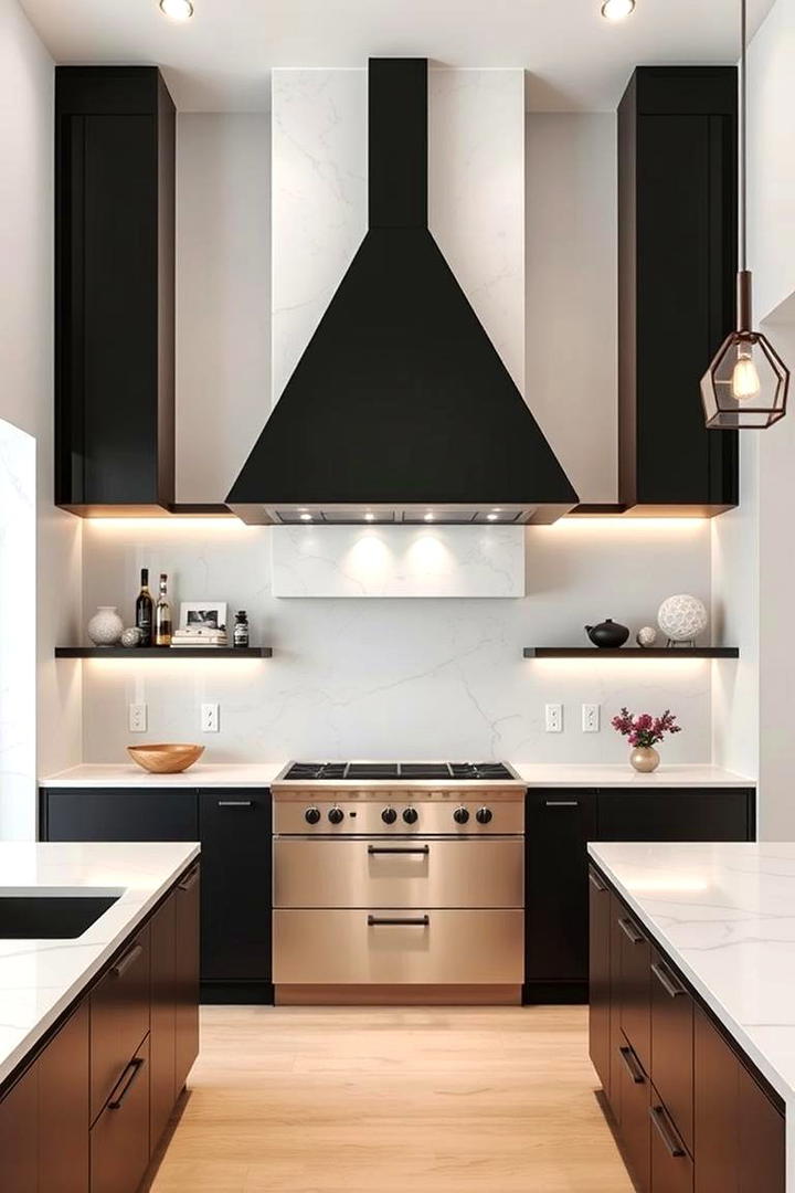 Innovative Design Elements - 21 Black and White Kitchen Ideas