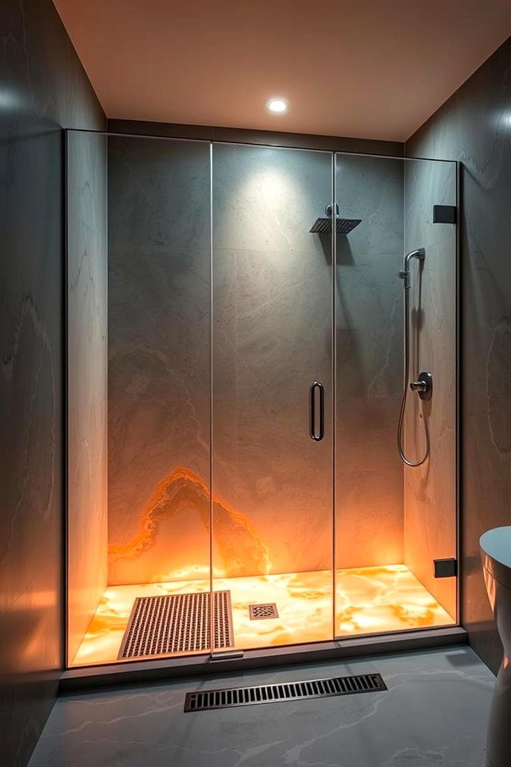 Innovative Glass Partitioning - 30 Doorless Walk In Shower Ideas